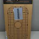 Kitchen Sink Grid 26-1/8"x14-1/4 - Heavy Duty Kitchen Sink Protector with Built-in Strainer & Center Drain, Non-Slip Rubber Feet & Scratch Resistant Bottom Guard