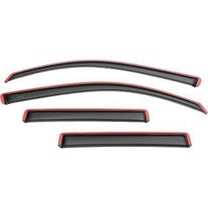 Husky Liners Select in-Channel Rain Guards | Fits 2009-2024 Dodge Ram 1500, Quad Cab (2019-2024 Classic Body Style ONLY) | Front & Rear Ventvisors, 4 pcs. | 2834101