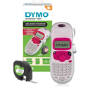 Dymo S0883990 LetraTag Handheld Label Maker, ABC Keyboard Label Printer with Easy-to-Use, 13 Character LCD Screen, for Home or Office, Blue, LT-100H, UK Version