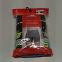 New Balance Men's Standard Mesh 5" with Fly Boxer Brief (4-Pack), Black(st)/ Steel/ Pigment(rg)/ Black(rg), X-Large