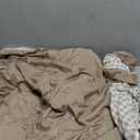 Bedsure Oat Milk Duvet Cover Queen Size - 3 Pieces Prewashed Cotton-Like Extra Soft Bedding Set, Includes 1 Duvet Cover 90x90 Inches with Zipper Closure & 2 Pillow Shams, Comforter Not Included (02 - Deep Beige (No Comforter)
