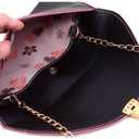 Amaze Fashion Women Handbag Shoulder Bags Envelope Clutch Crossbody Satchel Purse Tote Messenger Leather Lady Bag (Black)