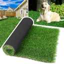 GLOBREEN Artificial Grass Pee Pads for Dogs Potty Training, 3FT X 5FT Fake Turf Outdoor Rugs for Pets Patio Balcony, with Drainage Hole