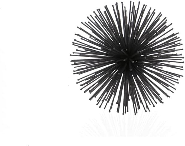 Modern Day Accents 5367 Erizo Urchin Small Black Sphere, Coffee Table Room Decor, Black Decor, Table Decor, Shelf Decor, Modern Decor, Starburst Centerpiece, Spike Ball Decoration, Home, 6" D