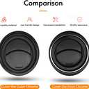 For 2016-2023 Tacoma A/C Vent Ring Inner Cover Only Air Conditioning Trim Decoration Toyota Accessories 4 Piece Kit -Black