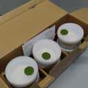 DOWAN Ramekins Oven Safe with Lids 6 oz, Charcuterie Boards Bowls Set for Creme Brulee, Souffle, Dipping Sauces, Custard Cups Ceramic Food Storage Containers, Set of 6, Beige