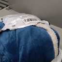 Electric Heated Blanket King Size - 90"x100", Soft Flannel Heating Blanket, 10 Heating Levels, 1-12 H Auto Shut Off, Breathable Warm and Washable for Bed, Lake Blue