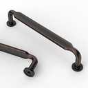 Asidrama 10 Pack 5 Inch(128mm) Oil Rubbed Bronze Kitchen Cabinet Handles, Cabinet Pulls Kitchen Cabinet Hardware for Cupboard Drawer Pulls