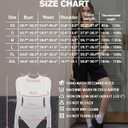 MANGOPOP Round Neck Long Sleeve Short Sleeve Bodysuits for Women Basic Body Suit Shirts Tops (X-Large)