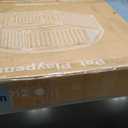 Carlson 4-Panel Plastic Pet Pen  Portable, Secure, and Easy-to-Use Playpen for Small Pets | 24" Tall, White, Includes Door and Lock, Ideal for Small Pets, Whelping and Indoor/Outdoor Use