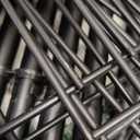 Ripeng 2 Pcs 4-Tier Rotating Retail Display Stand - Spinning Display Rack with Wheels for Earring Jewelry Keychains - Adjustable Movable Shop Spinner for Vendor Events & Stores Craft Shows, Black