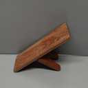 VTUNA Wooden Glue Gun Holder Stand, Hot Melt Adhesive Supporting Tool, Melting Glue Dispenser Foldable Base, Glue Applying Tool Holder