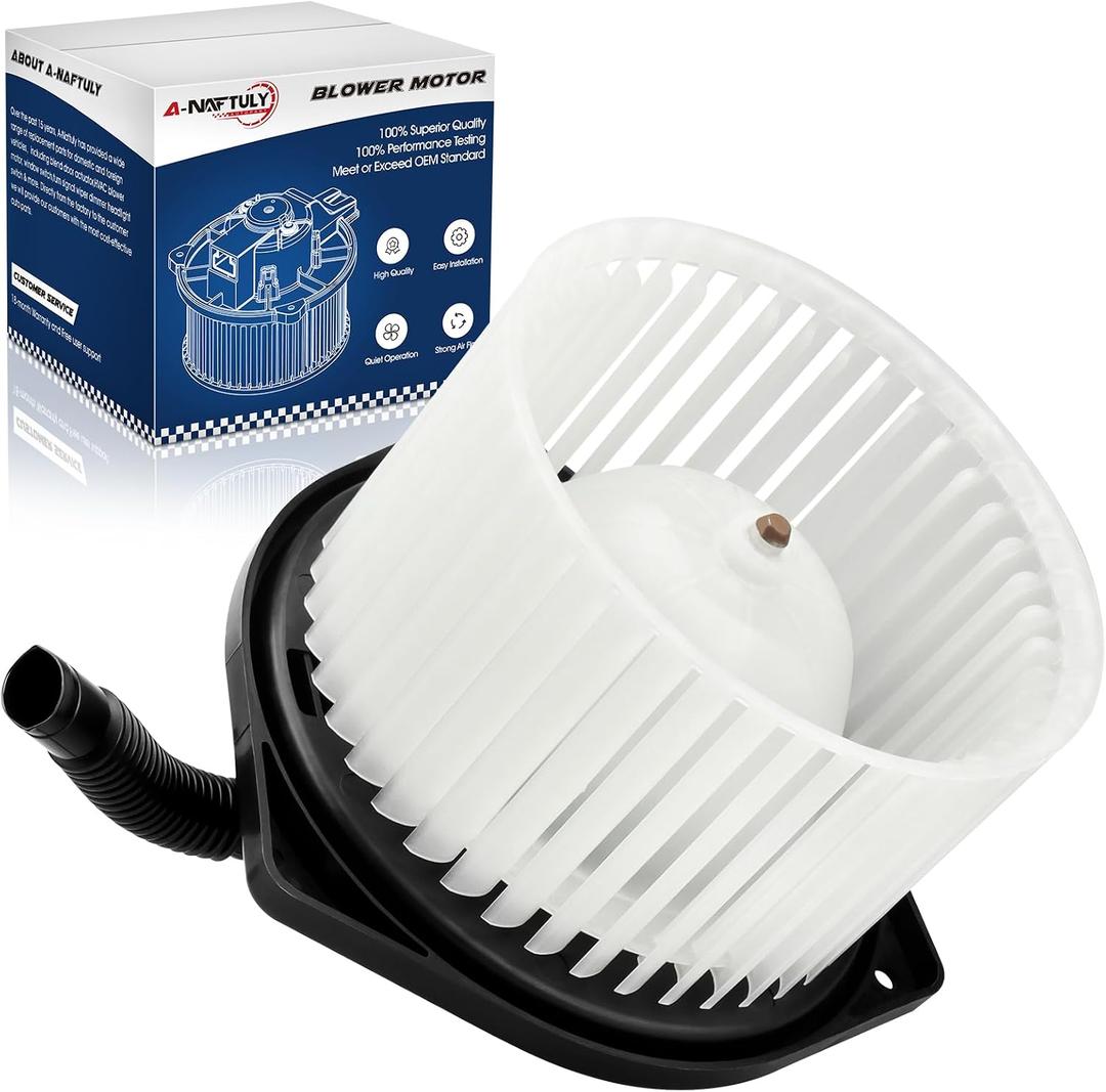 HVAC Heater Blower Motor with Fan Replacement for Mitsubishi Lancer Outlander Sport 2008 2009 2010 2011 2012 2013 2014 2015 2016 2017- AC Blower Motor, Replaces 700239, 615-50180