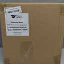 TP 10.5 inch Melamine Dinner Plates Set of 6, Lightweight Serving Round Salad Appetizer Plate for 6, Dessert Dishes for Indoors and Outdoors, White