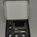 Tire Pressure Monitoring System for 6-Wheel SUV Truck RV, Real-Time Tire Monitoring System with Solar Charge, 0-99PSI, Wireless TPMS Sensors Set of 6 & 6 Alam Modes - With Extra 6 Tire Valve Caps