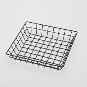 American Metalcraft SQGB10 Square Wire Grid Basket, Black, 10-Inches