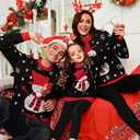 Marvmys Family Matching Christmas Sweater Round Neck Snowman Ugly Knitted Sweater Pullover for Men Women (XX-Large)