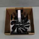 VODA Wood Stove Fan Heat Powered Fireplace Fans Non Electric, Heat Activated Thermal Fan for Wood Burning Stove/Log Burner, Stove Accessories Thermometer