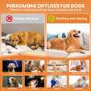 8 x Dog Calming Diffuser, 4 in 1 Puppy Pheromones Calming Diffuser, Relaxing Pheromone Plug in Kit for Dogs Relief Stress Anxiety Fighting Scratching Peeing Accidents, 2 Diffuser 2 Refill(48ml)
