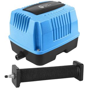 AquaBlue AP-160 2550GPH Linear Air Pump with 1-Pack Air Stone(8”x1.52”)