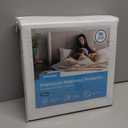 Linenspa Waterproof Mattress Protector, Twin Size  Fitted Sheet Style, Breathable, Machine Washable & Dryer Safe, White