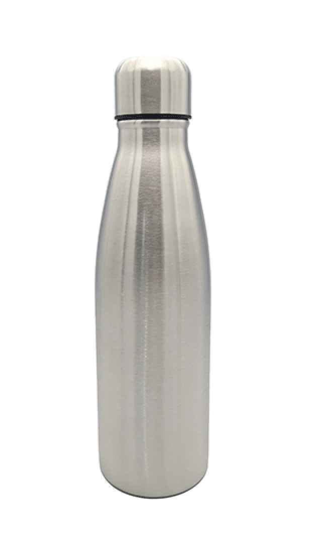 Stainless Steel Water Bottle, 17 Oz/500Ml Insulated Water Bottle, Metal Water Bottle Keeps Drink Cold And Hot, BPA Free Kids Water Bottles For School, Gym, Travel, Sports