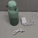 Momcozy Portable Milk Warmer for Travel  Dual Heating Modes for Breast Milk & Water, Portable Bottle Warmer with Fast Heating & Long Battery Life, 17 Ounces Large Capacity to Meet Your All-Day Needs (Green)