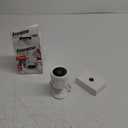 Energizer Smart Outdoor 1080P Security Camera with 2-Way Audio, Night Vision, Instant Alerts, Cloud Storage, Remote Access, Voice Control Compatible with Alexa & Google Assistant, Black (White)