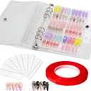 Press On Nail Organizer with Nail Tape