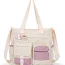 Phaoullzon Crossbody Cute Bag for Teens Kawaii Messenger Purse Nylon Shoulder Tote Bags