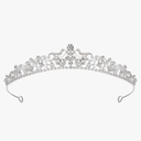 SWEETV Wedding Tiaras and Crowns, Rhinestone Bridal Crown Princess Tiara Headpieces for Women and Flower Girls, Bridgerton Hair Accessories for Birthday Prom Quinceanera