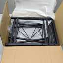 LUCKY KVW Microwave Oven Rack, Microwave stand,Adjustable Shelf with 6 Hooks, Microwave Rack, Extendable Kitchen Microwave Stand with Storage (shelf 002) Black 11.81"D x 23.5"W x 16.53"H