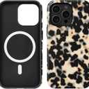 Compatible with iPhone 14 Pro Case [8 ft Drop Tested] Compatible with MagSafe - Cute Tortoise Shell Mag Series Cases for Women Girls (iPhone 14 Pro 6.1 inch)