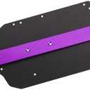 Pack of 4 CNC Metal Carbon Fiber Chassis Guard Plate for MJX 14209 14210 RC High Speed Remote Control Car Upgrade Parts (Purple)