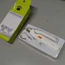 2-in-1 Dog & Cat Nail Clippers and Grinder with Light  Upgraded Safety Guard to Avoid Overcutting, Sharp Blade, Painless Quiet Pet Nail Claw Trimmers, Professional Grooming Tool for Large Small Pets (White)