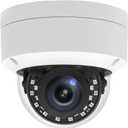 8MP 4K PoE IP Vandal Dome Security Camera Outdoor, H.265 IP Network PoE Camera with 2.8mm Lens, 105 Wide Angle, IP66 Waterproof, 80ft IR Night Vision, Human Motion Detection
