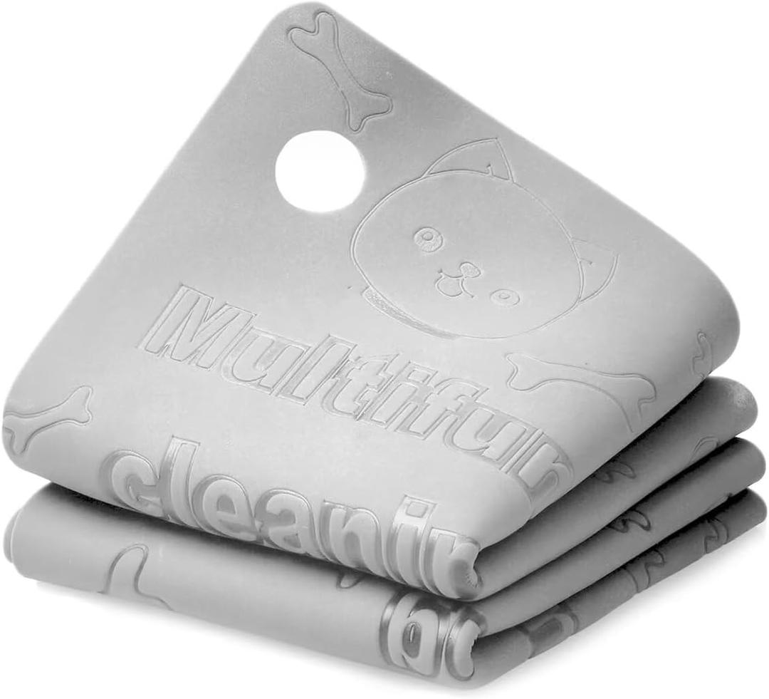 2 Pack Glass Cleaning Cloth,Reusable Sponge Dusting Cloths,Magic Cleaner Towels Lint-free Rags -Absorbent Wet Sponge Cleaning Supplies for Grime,Kitchen,Pet Hair,Car Interior,Blinds,Mirror,Furniture