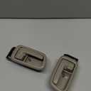 2Pcs Inside Interior Door Handles Compatible with Tundra 2000-2006 Front Driver Passenger Side, Left & Right, Replace# 81257, 69206-0C010-E1, Greige (Beige Gray, Light Gray) Door Handle W/Bezel