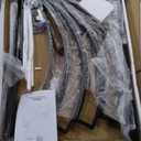 LITTLE TREE 2 Person Computer Desk, 78.7-Inch Extra Long Large Office Desk for Home Office, Shared Executive Desk for Two with Spacious Work Surface, Rustic Brown and Black