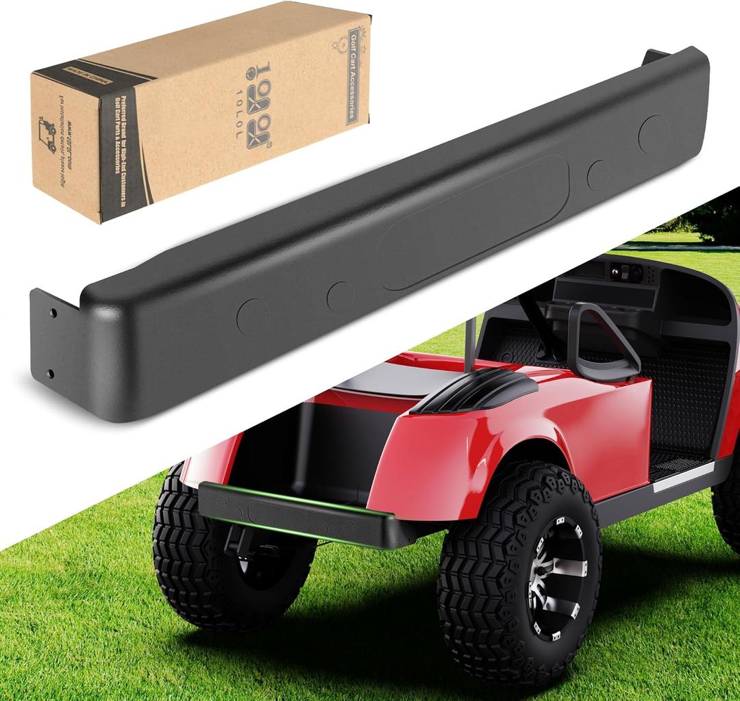 10L0L Golf Cart Rear Bumper for EZGO TXT Golf Carts, Replaces Parts 70939G01 71336G01 71515G01 71578G01 71943G01S