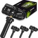 TPMS Sensor Dodge, 4-Pack 434MHz Tire Pressure Monitor Sensors Compatible with Dodge RAM Jeep Cherokee Replace#68249197AA.68239720AA.68157568AA.68239720AB.68239720AC.68324960AA.68239729AA