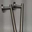 Brushed Nickel Towel Bar, 18 Inch Towel Racks for Bathroom Wall Mounted, SUS304 Stainless Steel Bathroom Towel Holder, Total Length 20.4 Inch Towel Bars