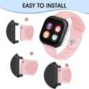 6 Pack Silicone Sport Bands Compatible with Gizmo Watch 3 Adventrue 3 2 1/Gabb Watch 3e 3 2 1/SyncUP Watch/Cosmo JrTrack Watch Band, 20mm Soft Breathable Replacement Strap