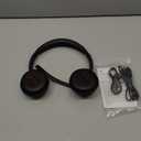 JIAMQISHI Wireless Headset with Mic for Work, Bluetooth V5.2 Headphones with AI Noise Cancelling Microphone, USB Dongle, Clear Calls & Mic Mute, for Laptop, PC, iPhone & Android Phones