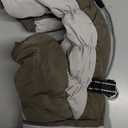 SUNFURA Full Body Dog Coat - Warm Fleece Jacket for Small Dogs, Turtleneck Winter Coats with Harness, Reflective Dog Snowsuit Windproof Puffer Jackets with Legs for Chihuahua, Yorkie, Army Green Small