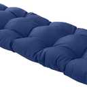 QILLOWAY Indoor/Outdoor Bench Cushion,51-Inches, navy