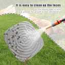 Skimzy Chicken Nesting Box Pads, 12 x 12 in Washable Reusable Nest Box Liners, 8-Pack, Breathable Drainage Design, Gray