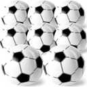 FUTUREPLUSX 8PCS Beach Balls, 12 Inches Inflatable Soccer Ball for Kids Summer Party Favors, Water Games, Hawaiian Tropical Theme Party Decorations