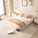 Queen Size Box Spring, 5 Inch Low-Profile Box Springs with Fabric Cover, Heavy Duty Metal Mattress Foundations Easy Assembly Noise-Free