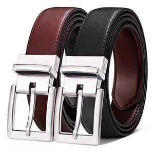 BULLIANT Men's Belt,Reversible Belt Adjustable For Gift Men 1.25”-Cut For Fit-2 Sides in 1 Belt(Not 2)(Black/Brown,38"-40" Waist Adjustable)